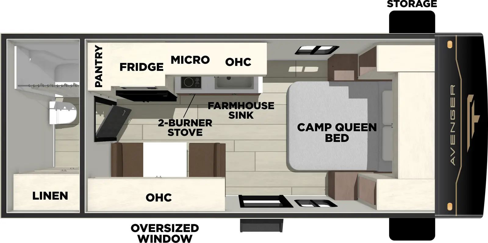 Avenger 16RBX Floorplan